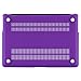 MOSISO Plastic Hard Shell Case & Keyboard Cover & Screen Protector Only Compatible with MacBook Air 13 inch (Models: A1369 & A1466, Older Version 2010-2017 Release), Deep Purple
