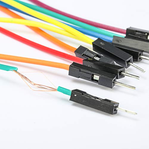 DEYUE 3 Set Standard Jumper Wires Plus 3 Set of Solderless Prototype Breadboard 830 tie Points Breadboard | 3 Set of M/F, M/M, F/F - Each 40pin Electronic Jumpers Wire - Thumbnail 5