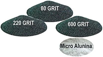 Abrasive 80, 220 and 600 Silicon Carbide Grit Kits