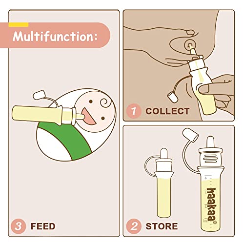 haakaa Colostrum Collector kit Colostrum Syringes for Breastmilk to
