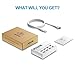 MANTO USB Charger, 60W 8 Port USB Charger Station Fast Charging Dock with 5ft Power Cord for Multi Devices, Multi Port USB Charging Hub for Smartphones Headphones Tablets (White)