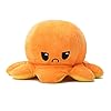 Weilisi-Reversible-Octopus-Plush-ToyOctopus-Reversible-PlushieDouble-Sided-Flip-Mood-Octopus-for-KidsGirlsBoysFriends-orange Weilisi Reversible Octopus Plush Soft Toy 20 cm,Octopus Reversible Plushie,Double Sided Flip Mood Octopus Gift for Kids…