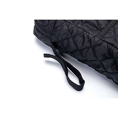 Wheelchair Backpack Bag, Black Wheel Chair Storage Tote Accessory for Most Scooters, Walkers, Rollators - Manual, Powered or Electric Wheelchairs, Travel Messenger Backpack GJB220 (Black) - Thumbnail 6
