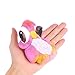 AOLIGE Squishies Slow Rising Jumbo Kawaii Cute Colorful Owl Creamy Scent for Kids Party Toys Stress Reliever Toy