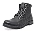 Bruno Marc Men's Engle-01 Black Motorcycle Combat Oxford Boots Size 9.5 M US