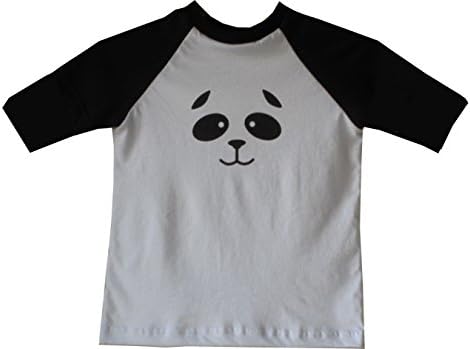 Damo Momo Toddler Unisex Panda Raglan Shirt (8-10 Years)