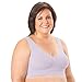 Genie Bra Womens 3 Pack - Wireless Bra for Women, Solid Color Seamless Bra - Pastel - Small
