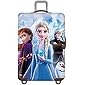 Frozen Elsa Suitcase Protector Washable Luggage Cover for Girls Suitcases Gifts with Zipper Suitable 18-20inch