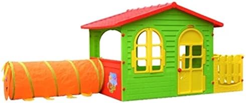 Playhouse Garden Wendy House - Indoor/Outdoor - Make Your Children`s Happy - EU Certification (Tunnel)