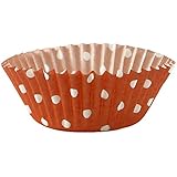 Bakehope Orange Standard Baking Cups, Cute Polka Dots - View #4