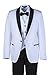 Tuxgear Boys Slim Fit White and Black Shawl Dinner Jacket 5 Piece Suit Bow Tie