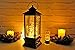 Eldnacele Snowman Christmas Snow Globe Lantern Singing and Spinning Glittering Lamp Light, 6H Timer and Plug in Sparkling Water Lantern, Christmas Home Decoration and Gift (Snowman Family)