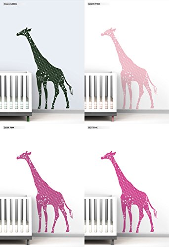 Cornet Giraffe Baby Nursery Wall Decal by LittleLion Studio