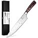 Kitchenel 8 inch chef knife - Pro high carbon stainless steel kitchen knife with a gift case - Very sharp German chef's knife for professional cutting and slicing - Essential for gourmet cooking
