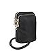 HAIDEXI Nylon Small Crossbody Bags Cell Phone Purse Smartphone Wallet For Women (A-BLACK)