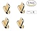 ZRSE 4pcs Micro USB Magnetic Head, for Android System Devices, for USB Metal Magnetic Charging and Data Transmission Cable (Android)
