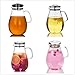 Artcome 65 Oz Large Heat Resistant Water Carafe with Stainless Steel Lid, Borosilicate Glass Beverage Pitcher with Lid