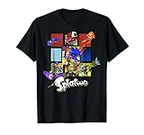 Nintendo Splatoon Inklings In Action Boxes Graphic T-Shirt