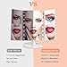 BESTOPE Makeup Mirror with Lights, 7X/5X Magnification Vanity Mirror with 21 LED Lights, 180° Rotation Trifold Touch Screen Cosmetic Mirrors and Dual Power Supply