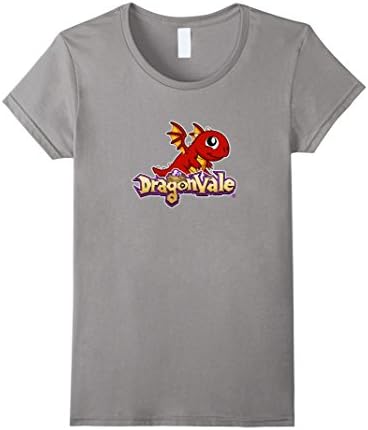 DragonVale: Baby Fire Dragon Logo T-Shirt - Female XL - Slate