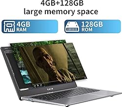 SGIN Laptop 15.6 Inch, 4GB DDR4 128GB SSD Windows