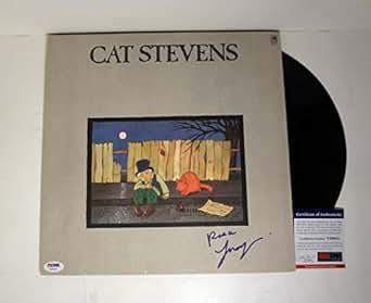 Yusuf Islam aka Cat Stevens Signed Autograph Greatest Hits Vinyl Record