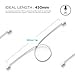 elago Silicone Strap Compatible with Apple AirPods 1 & 2 - Ideal Length, Compact, Lightweight - White