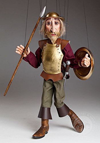 Don Quichote Marionette - Czech Handmade String Puppet - Thumbnail 5