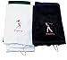 Personalized Golf Towel for men Custom Embroidered with Hanging Ring for Birthday Fathers Day Gift (Blue)