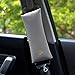 Gray Seat Belt Pillow for Kids 2PC, Seatbelt Pillow for Child Travel, Seat Belt Pillow for Toddler Head Protector, Shoulder Pad for Car Safety Seatbelt, Car Sleeping Seat Belt Pillow Support