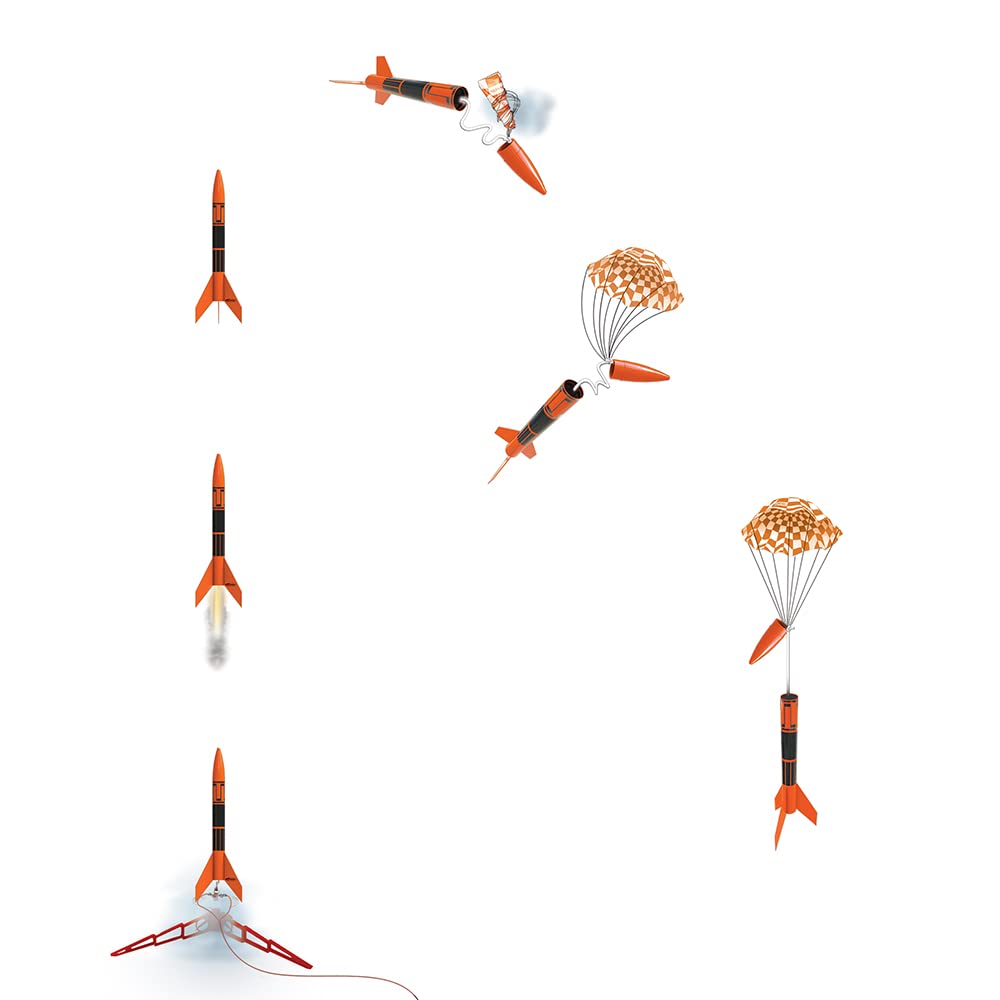 Estes Alpha III,Orange, Black