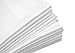 Milesky Men's Cotton Handkerchiefs Solid White Large 17x17