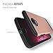 TUDIA DualShield Designed for Moto Z2 Force Case, [Merge] Dual Layer Slim Hard Matte Back Heavy Duty Case for Motorola Moto Z2 Force (Rose Gold)