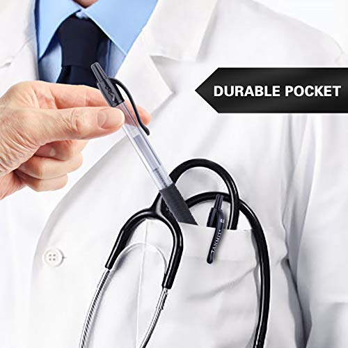 Black Gel Pens, Tanmit Retractable Roll Ball Gel Pen, 30 Black Pens Fine Point With Comfortable Grips for Smooth Writing