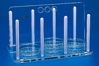 Petri Plate Rack [ 1 Ea.]: Science Lab Tube Racks: Amazon.com ...