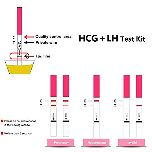 50 LH Ovulation Test Strips and 20 HCG Pregnancy Test Strips Kit Ovulation Predictor Kit for Women - Thumbnail 6