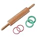 ROSANNA PANSINO by Wilton Rolling Pin, 10-Inch - Wooden Rolling Pin