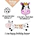 Cow Birthday Party Decoration Farm Animal Party Supplies Cow Balloons Happy Birthday Banner