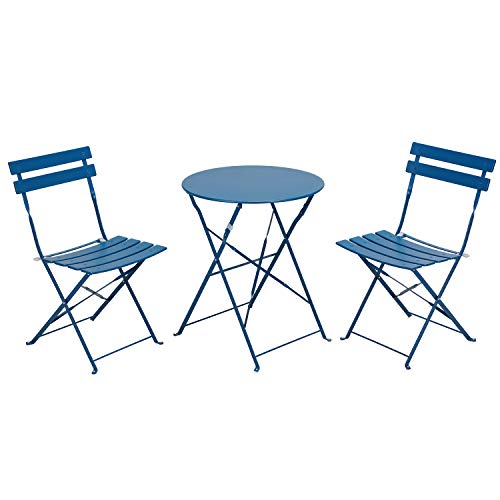 Grand patio Bistro Set 3 Piece Outdoor WeatherResistant Furniture Set