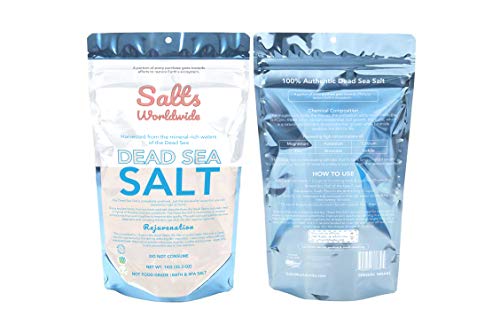 Authentic Premium Dead Sea Salt Imported From Israel – 1KG – Israel Dead Sea Salt The Best Bath Salt