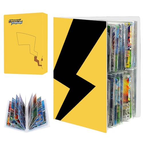 Álbum de Recortes, Álbum para Cartas de 4 Bolsillos, 30 Páginas Pueden Contener 240 Tarjetas, para Tarjetas de Tamaño Estándar
