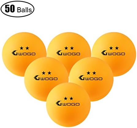 50 Orange 2-star 40mm Table Tennis Ball Advanced Training Ping Pong Balls