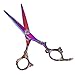 Hair Cutting Scissors/Thinning Shears kits Professional 6.5 inch Barber Salon Razor Edge Tools Set- Hairdresser Hair Styling,Trimming&Cutting-Japanese Stainless Steel haircut Shears (Rainbow)