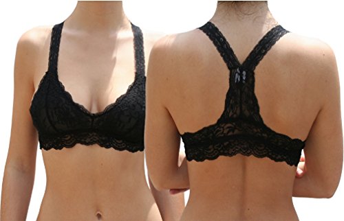 Blue 55 Lace Racerback Women's Sexy Vintage Fashion Bralette