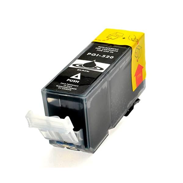 20er Set Druckerpatronen incl. Chips für Canon PIXMA 20ml & farbig 10ml, kompatibel zu PGI-520bk / CLI-521bk / CLI-521c / CLI-521m / CLI-521y – Bild 3