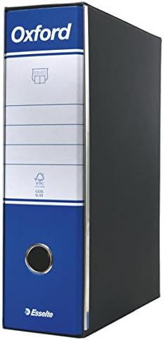 Esselte Oxford G83 Ring Binder Folder with 8 cm Back DORSO 8 cm f. to Commerciale Blue