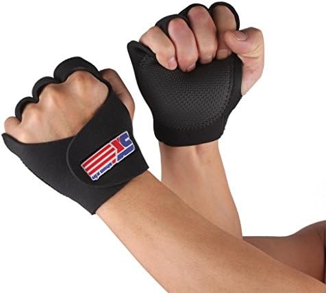 ShuoXin SX670 Cycling Fitness Half Finger Sport Gloves Support - Black (Pair)