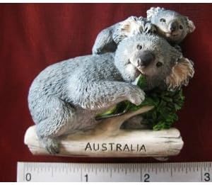 Australia Koala Bear Oz Cute Ozzie Magnets Souvenirs Thailand Vintage HandMade Design