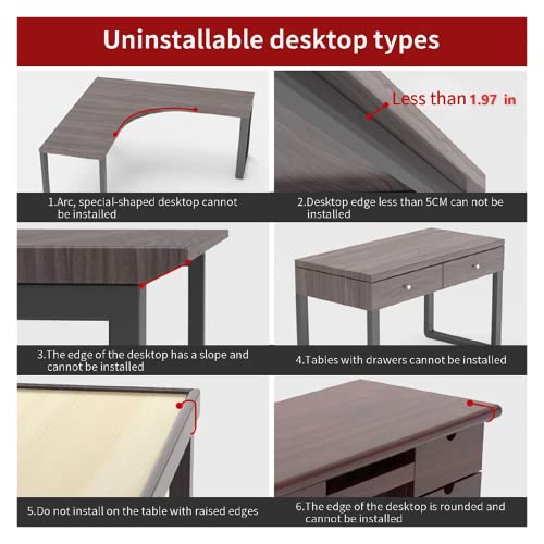 Siiboat Desk Extender Ergonomic Computer Table Extension Arm Support