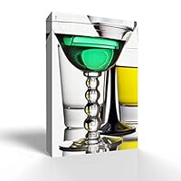 Canvas Wall Art Wine Glass Canvas Prints Home Artwork Decoration for Living Room,Bedroom - 12x18 inches